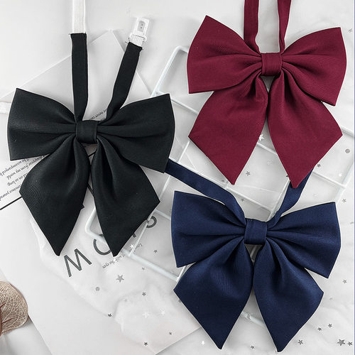 jk巨羽根领结领带毕业照学士服