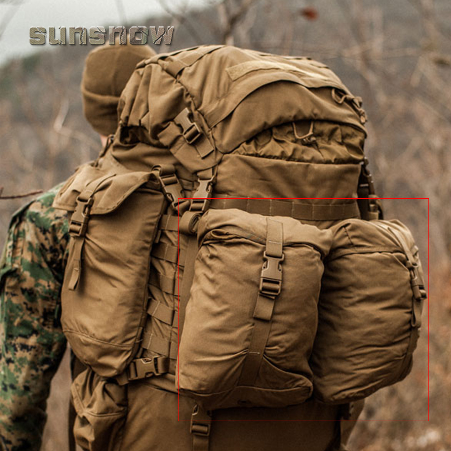 【太阳雪】USMC FILBE背包 公发风格大容量维持杂物包 战术收纳袋
