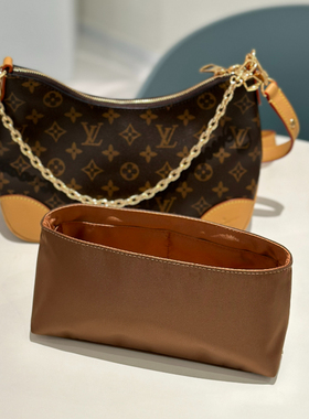 Simple smile适用于Lv Boulogne牛角包防水尼龙绸缎内胆包整理