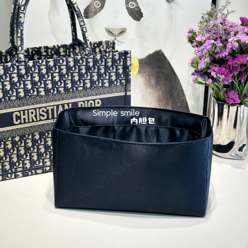 适用迪奥托特防水绸缎收纳内胆包