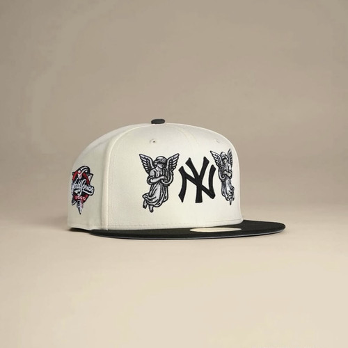 New Era 纽亦华 MLB纽约扬基队59FIFTY全封闭棒球帽子 平檐纪念款