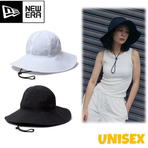 New Era 纽亦华 户外大长檐 宽边帽 渔夫帽子 轻薄速干防水防晒