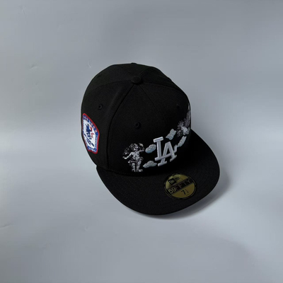 New Era MLB 洛杉矶道奇队 纪念款 全封棒球帽子 59FIFTY