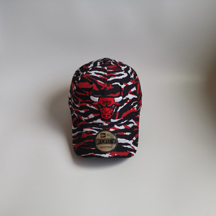 NBA芝加哥公牛队New Era男女休闲出游潮流防晒遮阳棒球帽子9FORTY