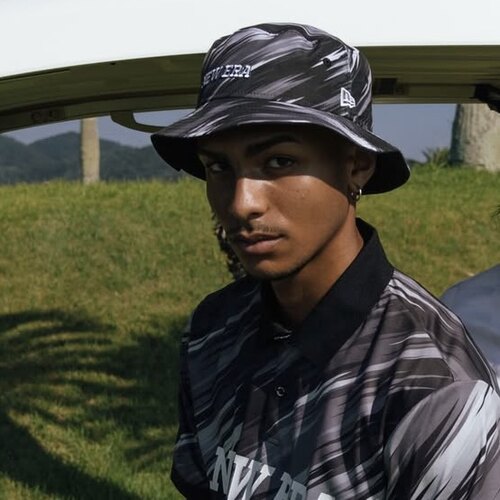 New Era 纽亦华 GOLF 高尔夫系列 渔夫帽子 棕榈叶迷彩 运动速干