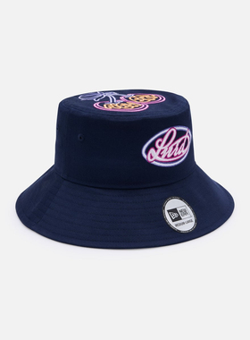 New Era x Lyn Around 霓虹logo 渔夫帽子 现代街头时尚