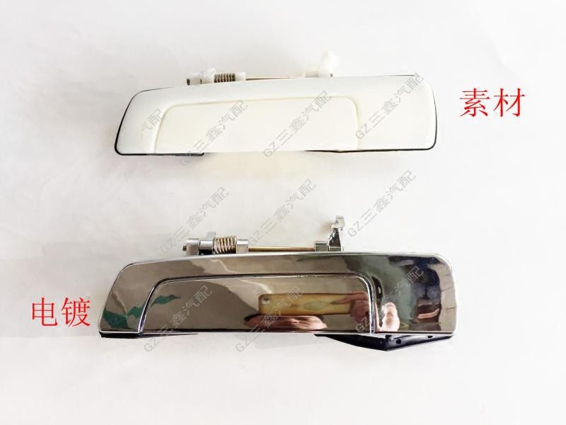 适用东南菱悦V3菱帅蓝瑟菱绅前后门外拉手素材电镀车门外拉手配件