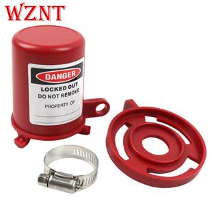 法兰旋塞阀门锁PVC闸阀球阀挂牌锁具NTWZNT球阀上锁管道阀门F41