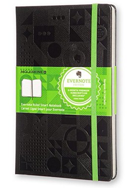 Moleskine Evernote 印象智能笔记本 横线方格商务素描点阵