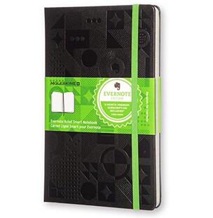 Moleskine Evernote 印象智能笔记本 横线方格商务素描点阵