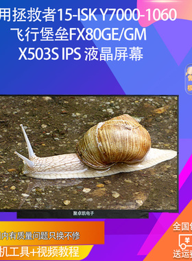 适用15-ISK Y7000-1060  FX80GE/GM  X503S IPS屏幕