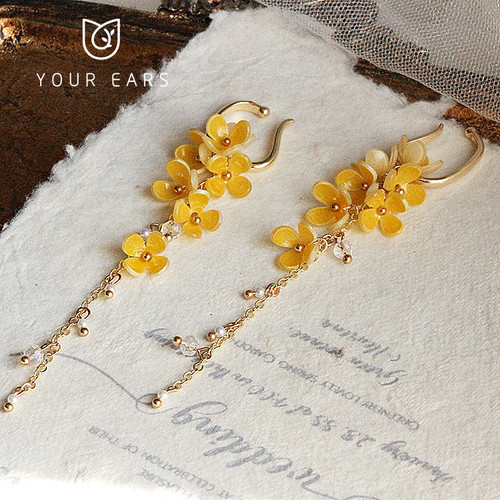 长款耳挂热缩片无耳洞