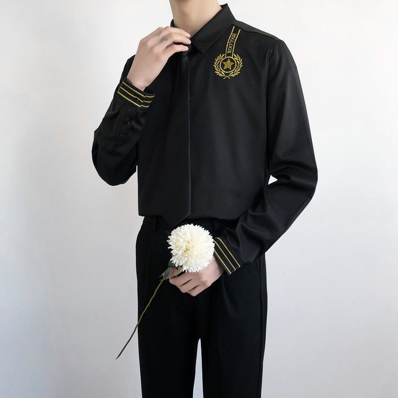 714B/D656P45学院文艺风白衬衫空少衬衣学生团体服班服S-5XL,男装衬衫,星座714B(原C313-1)