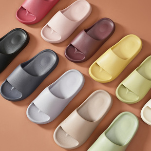 GGGLU阳光陆高档EVA厚底居家凉拖鞋男女防滑防水外穿情侣一字拖