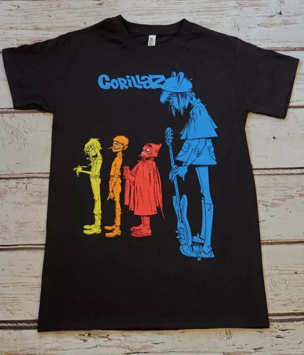青少年Gorillaz短袖T恤vintage潮