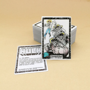 Incredible Hulk Trading Cards 1991绿巨人卡片全套90张8659067