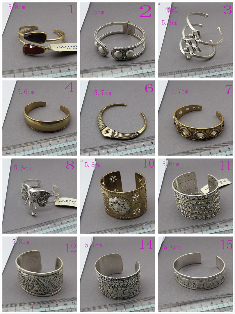 出口欧美原单复古旧旧系列手镯