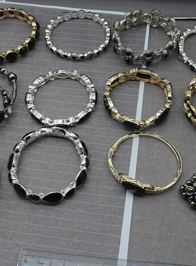 超美vintage黑色系列女独款手链