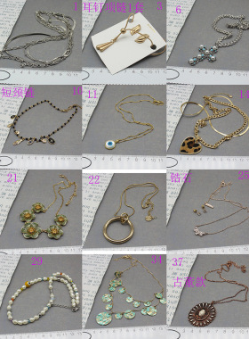 欧美短款蝴蝶项链颈链