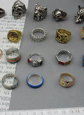 女合金欧美大号特大号戒指复古