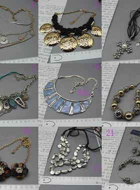 合金珐琅树脂夸张女欧美项链