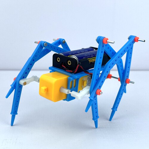 爬虫四足机器人科技小制作学生创客手工diy科学实验材料拼装玩具