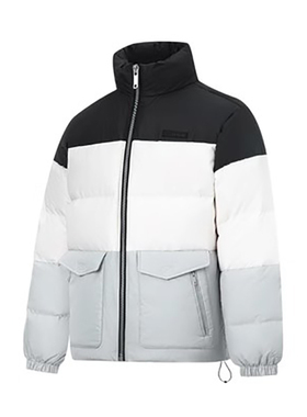 李宁正品2023冬男运动休闲短款鸭绒上装羽绒衣服AYMT063-2/1/3