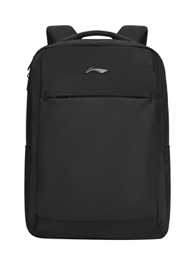 李宁专柜正品2025年秋季新款男运动休闲双肩背包包黑色ABSV505-1