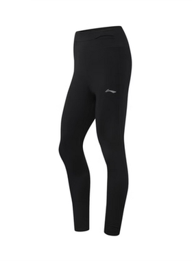 李宁正品2026春女中腰瑜伽舞蹈器械健身健身裤子AULW002-1