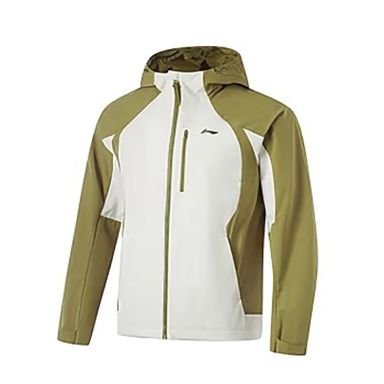 李宁正品2024冬男运动休闲抓绒内胆常规冲锋衣AWBU009-7/1/6/2