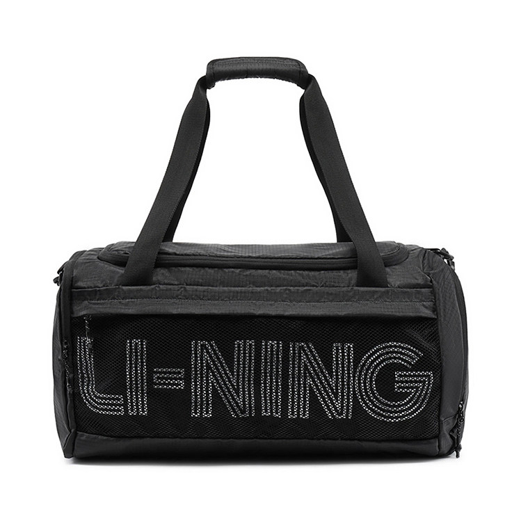 李宁正品2025年秋季新款男运动休闲鼓包/旅行包基础黑ABLV097-1,运动包/户外包/配件,运动鼓包/旅行包,淘宝优惠券,粉丝福利购,淘宝优惠卷