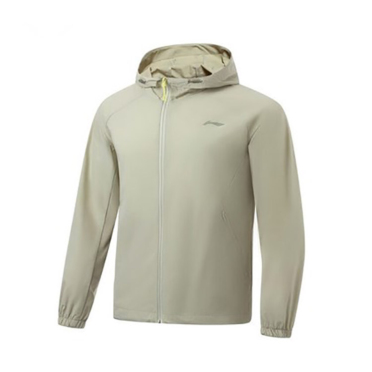 李宁正品2023年夏季新款男运动休闲上装风衣榆枝绿AFDT195-3/2/1