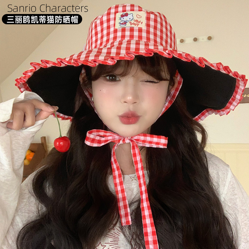 三丽鸥渔夫帽可爱卡通萌趣