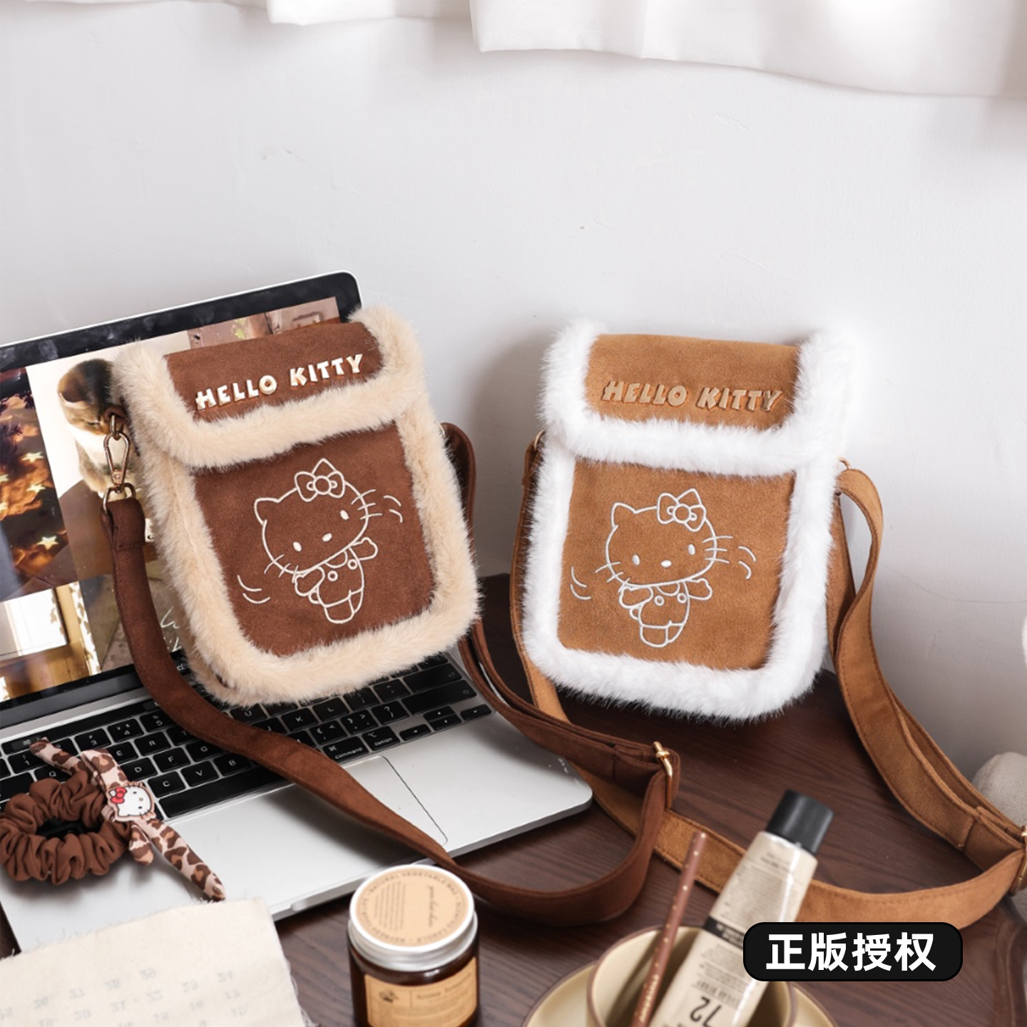 正版授权!三丽鸥凯蒂猫斜挎方包