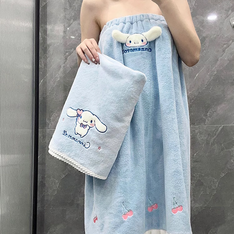 三丽鸥玉桂狗浴裙吸水