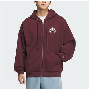 adidas阿迪三叶草男装 经典复古潮流时尚休闲连帽夹克外套KG8509