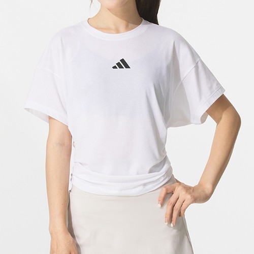 阿迪女舒适百搭运动跑步短袖T恤