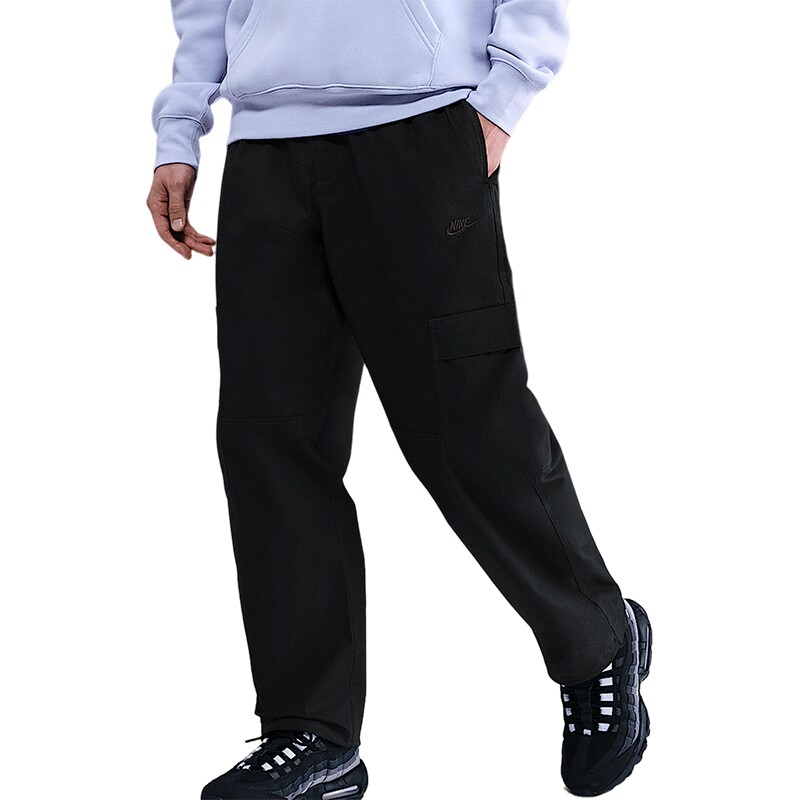 nike耐克男裤 时尚百搭舒适透气宽松休闲运动工装长裤HV1434-010