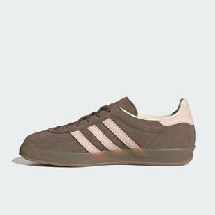断码清仓/adidas三叶草 GAZELLE INDOOR女子经典复古休闲鞋JR2431