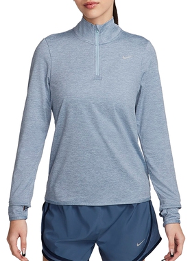 Nike/耐克正品新款女士休闲跑步运动半拉链长袖T恤FB4317-440