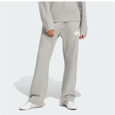 断码三叶草女裤日常休闲直筒长裤