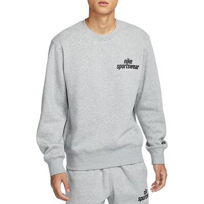 耐克男装舒适休闲圆领套头卫衣