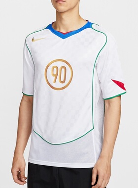 NIKE耐克男装 时尚舒适透气足球运动休闲V领短袖T恤IB4211-100