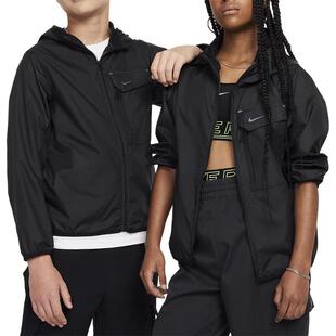 Nike耐克大童装 经典简约舒适百搭连帽夹克外套FZ4905-010