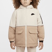 126 拼接舒适休闲连帽运动棉衣HQ7315 NIKE耐克小童装 时尚