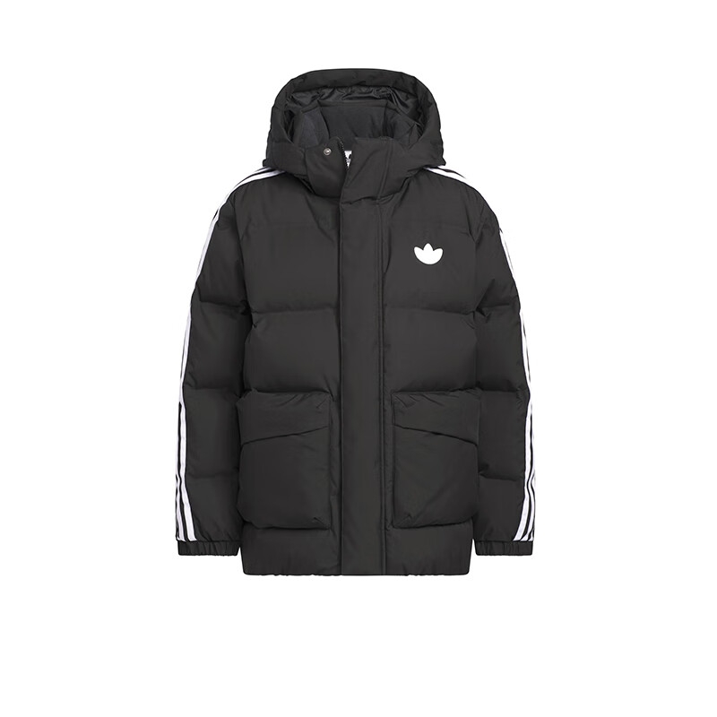 阿迪三叶草经典百搭运动羽绒服