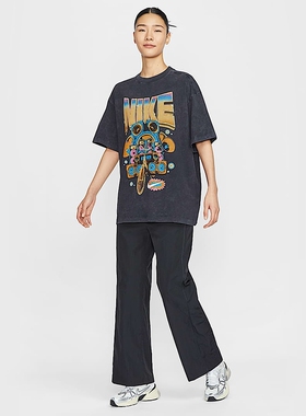 NIKE耐克女装 舒适百搭柔软运动休闲短袖T恤HF9692-010