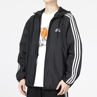 JN0132 IB0378 IB0386 运动休闲连帽夹克外套 Adidas阿迪达斯男装