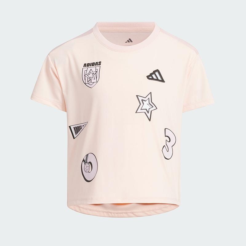 adidas阿迪达斯童装 舒适百搭柔软短袖T恤 JM3437 JM3438 JM3440