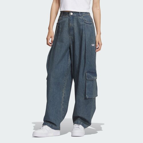 三叶草时尚舒适透气牛仔运动长裤